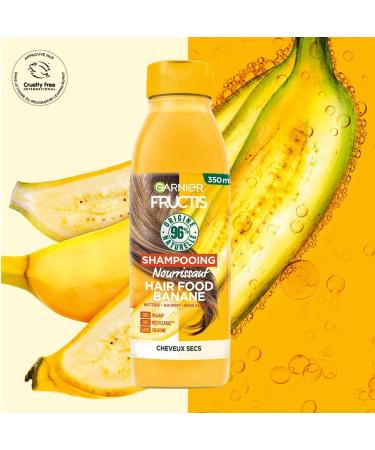  Garnier Garnier Fructis Hair Food Banana Shampoo for Dry Hair 350 ml - Buy Online on GoSupps.com