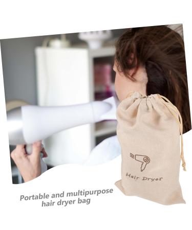FOYTOKI Drawstring Bag Blow Dryer Canvas Travel Bag Hair Dryer Travel Case Hair Dryer Storage Bag Bags Linen - Buy Online on GoSupps.com