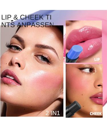 NevPuose Color Changing Lipstick pH Lip Balm Set of 2 Waterproof Temperature Reactive Lipstick Temperature Reactive Beauty Essentials for Daily Commute Dinners - Buy Online on GoSupps.com