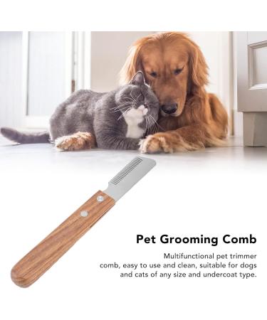 Qcwwy Dog Plug-In Meter & Professional Fur Trimmer Tool - Right-Handed Knife for Dog Grooming & Face Care - Buy Online on GoSupps.com