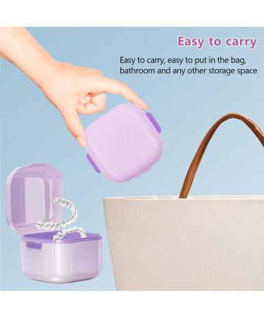 Leak-Proof Dental Prostheses Container - Eco-Friendly Denture Box with Sieve for Braces & Dentures - International Shipping Available - Buy Online on GoSupps.com