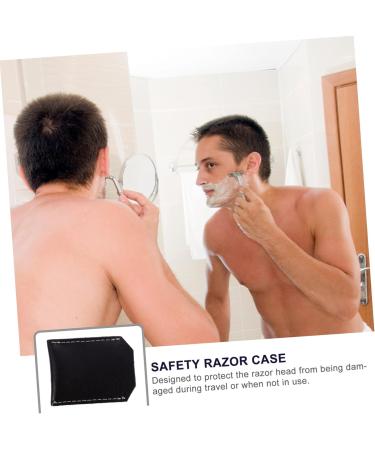Beavorty 3-Pack Razor Holster Case for Safety Razors - Travel Cover & Carrier Bag - Durable PU Travel Bag (6x4cm) - Buy Online on GoSupps.com