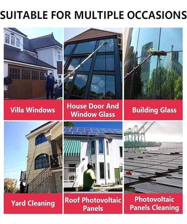 Water Fed Pole Window Cleaning Pole Telescopic Window Cleaning Pole Water Fed Pole Kit Window Clean Washing Set Equipment Telescopic Extension Pole Cleaning Kit (Color : 30cm Size : 6m) 6m 30cm - Buy Online on GoSupps.com