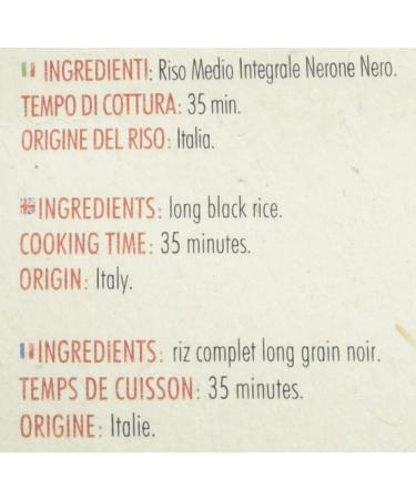 SAPORI D'ITALIA Nerone Black Rice 300g - Pack of 6 - Buy Online on GoSupps.com