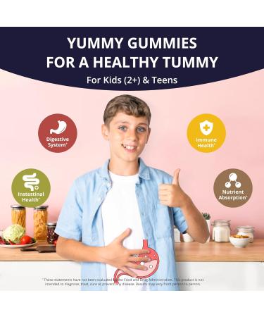 Omega 3 Gummies & Probiotic Gummies Bundle - Brain Growth Eye Health Digestive Support in Kid-Friendly Gummies - Buy Online on GoSupps.com
