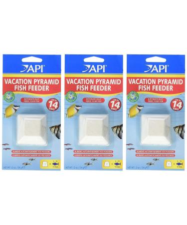 (3 Pack) API 14-Day Pyramid Fish Feeders