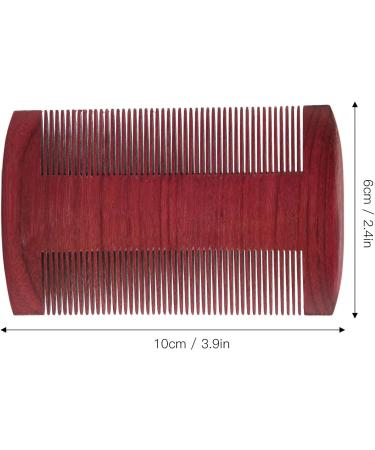 Professional Double Sided Lice Removal Comb - Wooden Fine Teeth Beard & Hair Styling Tool - Nits Removal - 10 x 6cm - Buy Online on GoSupps.com
