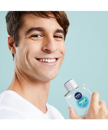 NIVEA MEN FRESH KICK After Shave Balm - Refreshing After Shave Lotion with Mint & Cactus Water | Men's Skin Care (3.38 Fl Oz) - International Shipping Available - Buy Online on GoSupps.com