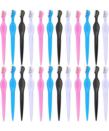 Fomiyes 48 STK Eyebrow Razor Kit - Mini Trimmer for Eyebrow & Face Hair Removal Travel-Friendly ABS Tools 12.5x2x0.2cm - Buy Online on GoSupps.com