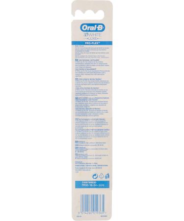 Buy Oral-B 3D White Luxe Pro-Flex Manual Toothbrush - Medium | Best International Shipping - Buy Online on GoSupps.com
