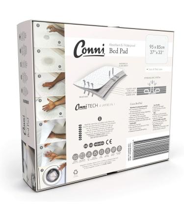 Conni Reusable Bed Protection | Waterproof Absorbent & Washable | Incontinence & Bedwetting Solution | 95 x 85 cm - International Shipping Available - Buy Online on GoSupps.com