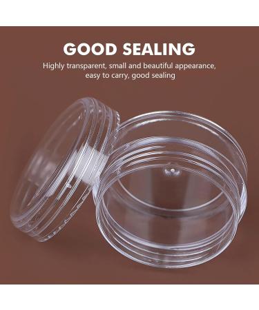 GEESUI Transparent Empty Jars - 50 Pack 5ml Mini Cream Containers with Screw Cap for Cosmetics Lip Balm Lotion & Mini Candles - Ideal for Travel & Samples - Buy Online on GoSupps.com