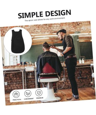 FRCOLOR Barber Apron Work Dress Barber Supplies Hairdresser Apron Barber Accessories Salon Aprons for Hair Stylist Hair Stylist Vest Barber Vest for Men Work Clothes Double Back Polyester - Buy Online on GoSupps.com