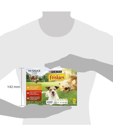 Friskies Vitafit Adult Dog Food in Sauce with Meat/Vegetables for Dogs (packaging may vary) - Buy Online on GoSupps.com