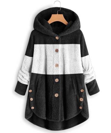 Shop Hanxiulin Oversized Plush Jacket for Women | Warm Lined Fleece Sweater & Hooded Outdoor Tops - Lightweight & Breathable - Buy Online on GoSupps.com