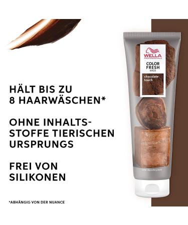 Wella Professionals Color Fresh Mask - Chocolate Touch 500ml | Nourishing Hair Color Revitalizer for All Hair Types - International Shipping Available - Buy Online on GoSupps.com