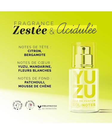 SOLINOTES Yuzu Perfume for Women - Eau De Parfum | Delicate Floral and Soothing Scent - Made in France - Vegan - 0.5 fl.oz - Buy Online on GoSupps.com