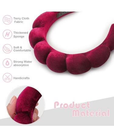 DRESHOW Spa Headband for Women Sponge Headband for Washing Face Clouds Soft Terry Cloth Makeup Skincare Headbands 1 Pc Sponge Hair Hoop: 83-bg 1 - Buy Online on GoSupps.com