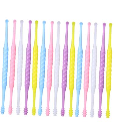 MOLUCKFU 20pcs Ear Wax Removal Tool Spiral Ear Cleaners Double-Ended Picks Compact Lightweight for Travel