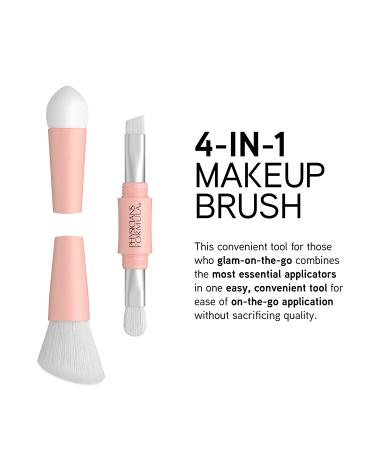 Physicians Formula 4-in-1 Makeup Brush and Sponge Set - Premium Brushes & Precision Sponge for Powder and Liquid Makeup - Buy Online on GoSupps.com