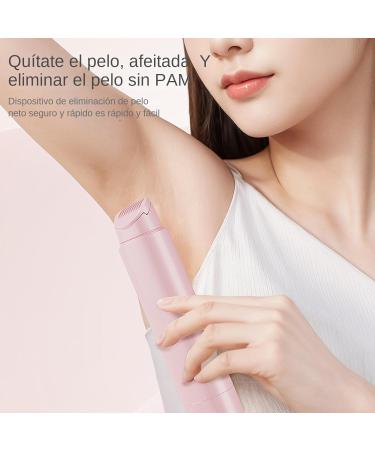 Womens Shaver Cordless Waterproof Double Head Body Trimmer for Sensitive Skin and Pink - Buy Online on GoSupps.com