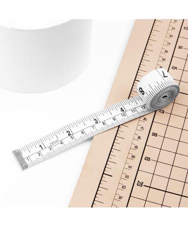 REIDEA Dual Sided Soft Fabric Tape Measure 79in/200cm for Body Measurement, Fitness, Weight Loss, Sewing - White - Buy Online on GoSupps.com