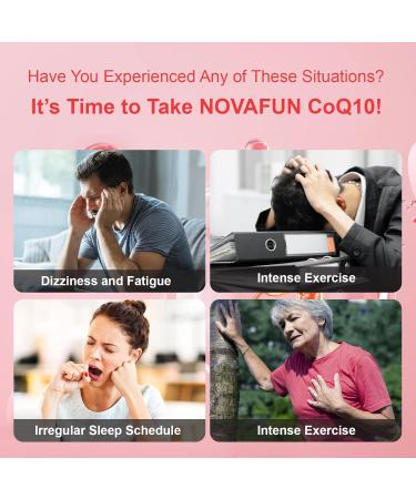 Novafun CoQ10-400mg-Softgels with Coconut MCT Oil High Absorption Coenzyme Q10 Supplement for Heart Health & Energy Production 90 Count 45 Day Supply - Buy Online on GoSupps.com