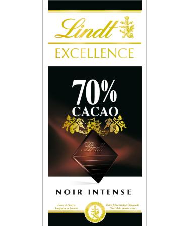 Lindt Lindt Excellence Noir 70% Cocoa - 100 g Pack of 5