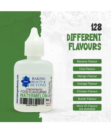 Baking Beauty and Beyond Concentrated Food Flavouring Oil - Dozen of Professional Quality Food Grade Flavouring Oil for Candy Making Baking Cooking Lip Balm and Lip Gloss - Watermelon (50ml) - Buy Online on GoSupps.com