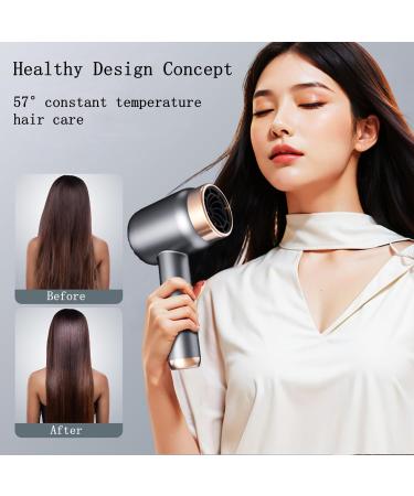 Portable Cordless Hair Dryer w/Hot & Cold Air Type-C USB Rechargeable Hairdryer 1000W Handheld Travel Blow Dryer for Art Painting Home Outdoor White - Buy Online on GoSupps.com