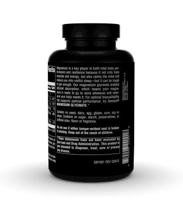 Genexis Magnesium Glycinate 200mg High Absorption Magnesium Supplement Supports Heart Bone & Muscle Health Promotes Calm & Relaxation Fuels Energy Production 120 Tablets - Buy Online on GoSupps.com