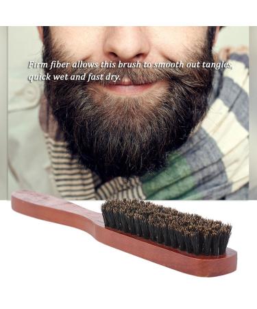 Henniu Men's Beard Brush & Wooden Mustache Comb - Multifunctional Facial Hair Grooming Tool - Buy Online on GoSupps.com