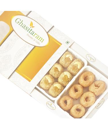 Ghasitaram Gifts Lohri Sweets - Til Laddoo and Khajoor Hamper