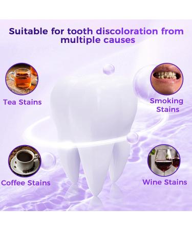 Purple Toothpaste for Teeth Whitening Color-Correcting Technology Teeth Whitening Booster Tooth Stain Removal Long-Lasting Fresh Breath - Buy Online on GoSupps.com