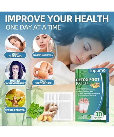 Foot Pads(30 PCS) Deep Cleansing Foot Patches with Premium Herbal Ingredients Patches Supports Restful Sleep & Helps Remove Tension Comfortable Adhesive & No Trace - Buy Online on GoSupps.com