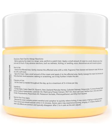 Manuka Honey 5x Accelerated Healing Relief Care Advanced Cream Product Buttocks Bed Sores Pressure Sores Wounds Ulcers Cuts Scrapes Burns Deep Dressing Contains Granules Not Irritating Greasy 2 Ounce (1 pack ) - Buy Online on GoSupps.com