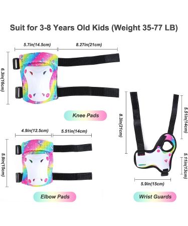 Kids Protective Gear Set with Knee Pads, Elbow Pads, Wrist Guards - Adjustable for Roller Skating, Biking - Ages 3-8, Boys and Girls - Includes Drawstring Bag - Buy Online on GoSupps.com