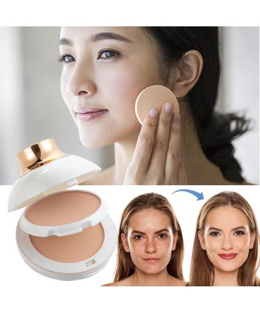  Uozonit Long Lasting Powder Foundation Long Lasting Foundation Pressed Face Powder Compact | Shine Control Oil Control & Powder Ingredients Uozonit - Buy Online on GoSupps.com