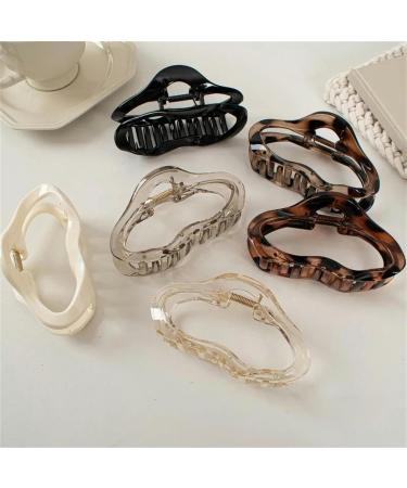 Hair clips Claw Clips 1 Pc Irregular Hollow Out Hair Claws Clips Women Girls Large Crab Hair Clips Barrettes Clips Hair Accessories Fashion-D(B) - Buy Online on GoSupps.com