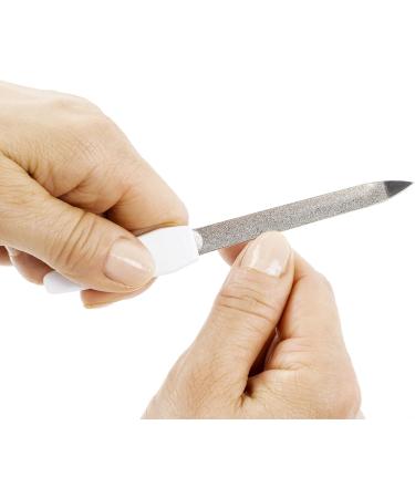 REMOS Sapphire Nail File - 18 cm Hollow Blade for Perfect Manicure | International Shipping - Buy Online on GoSupps.com