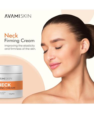 Skin Advanced Neck Firming Cream - Tightening & Firming Neck Cream with Retinol Collagen & Hyaluronic Acid - 142g/5OZ - International Shipping Available - Buy Online on GoSupps.com