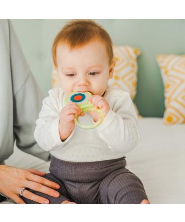 Suavinex Silicone Teething Ring for Babies | Cooling Butterfly Teether Soft & Lightweight | Ideal for 0-4 Months | Multi-Coloured - International Shipping Available - Buy Online on GoSupps.com