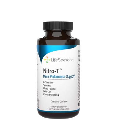 Life Seasons - Nitro-T - Stamina and Energy for Men - Natural Way to Help Blood Flow with L-Citrulline, Tribulus, Muira Puama and Korean Ginseng - 90 Capsules 90 Count (Pack of 1)