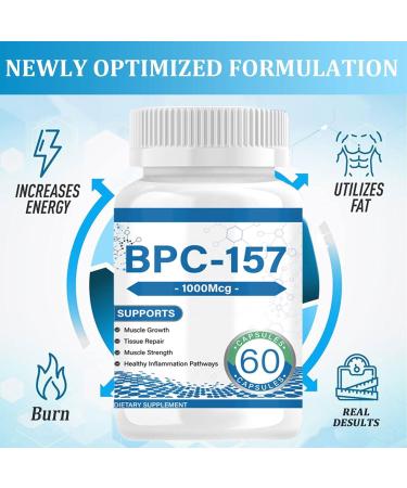 Flostmourne BPC 157 Peptide High Potency New Protective Compound for Muscle & Workout Recovery for Faster Recovery and Gut Healing 60 Capsules - Pack Of 2 - Buy Online on GoSupps.com