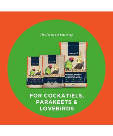 Marriage's Lovebird Food - Cockateil, Parakeet & Lovebird - 1 Kg - Buy Online on GoSupps.com