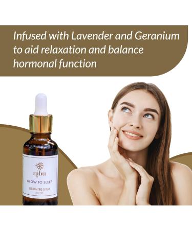  Nibu Glow To Sleep Serum 15ml Anti-aging anti-wrinkle reduces hyperpigmentation hydrating brightening and illuminating the skin Organic night face serum for men and women - Buy Online on GoSupps.com