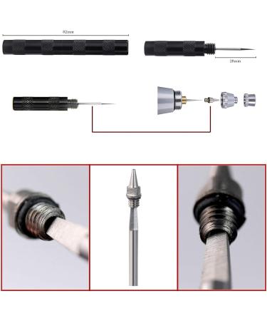 SAGUD 19-Piece Airbrush Cleaning Kit with Glass Cleaning Pot and Accessories - Buy Online on GoSupps.com