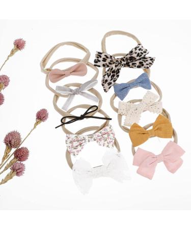 Baby Girl Headbands & Bows - Newborn to Toddler Nylon Hair Accessories - Buy Online on GoSupps.com