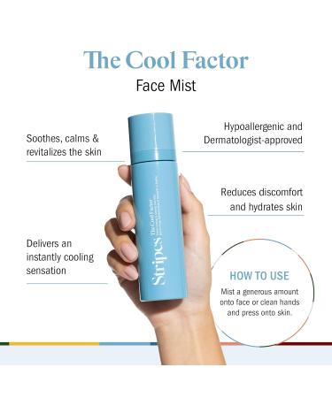 STRIPES Beauty Hydrating Facial Mist by Naomi Watts - Soothes Hot Flashes & Menopause Support with Aloe Vera & Hyaluronic Acid 3.3 Fl Oz - Buy Online on GoSupps.com