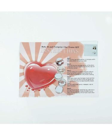 Newborn Baby Handprint/Footprint Picture Frame Kit - Premium Clay & Wood Frame for Memorable Keepsakes & Perfect Gifts - Buy Online on GoSupps.com